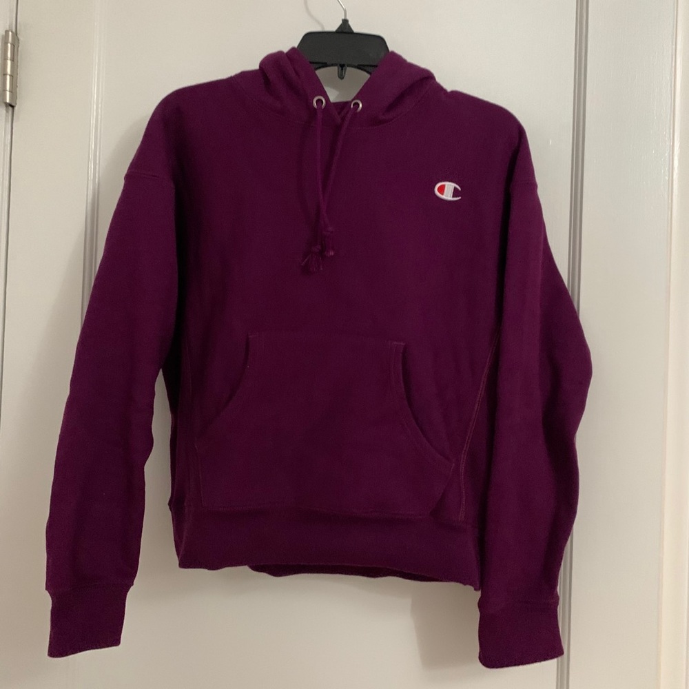 Purple champion hoodie